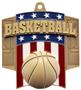 Hasty Awards Patriot Basketball Medal M-776B