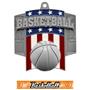 Hasty Awards Patriot Basketball Medal M-776B