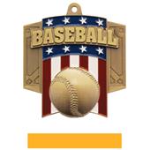 Hasty Awards Patriot Baseball Medal M-776C Hasty Awards Patriot Baseball Medal M-776C