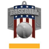 Hasty Awards Patriot Baseball Medal M-776C Hasty Awards Patriot Baseball Medal M-776C