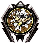 Hasty Stealth Football Bust-Out Medal M-5200F