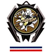 Hasty Stealth Football Bust-Out Medal M-5200F Hasty Stealth Football Bust-Out Medal M-5200F