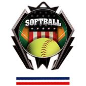 Hasty Award Stealth Softball Patriot Medal M-5200O Hasty Award Stealth Softball Patriot Medal M-5200O