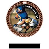 Hasty Awards Crest Football Medal P.R.2 M-8650F Hasty Awards Crest Football Medal P.R.2 M-8650F