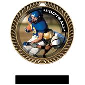 Hasty Awards Crest Football Medal P.R.2 M-8650F Hasty Awards Crest Football Medal P.R.2 M-8650F