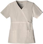 Cherokee Workwear Stretch Mock Wrap Scrub Top Cherokee Workwear Stretch Mock Wrap Scrub Top