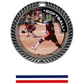 Hasty Awards Crest Softball Medal P.R.1 M-8650O Hasty Awards Crest Softball Medal P.R.1 M-8650O