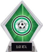 All-Star Soccer Green Diamond Ice Trophy