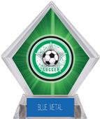 All-Star Soccer Green Diamond Ice Trophy