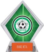 All-Star Soccer Green Diamond Ice Trophy