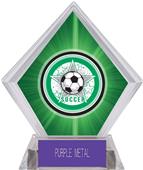 All-Star Soccer Green Diamond Ice Trophy