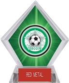 All-Star Soccer Green Diamond Ice Trophy