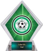 All-Star Soccer Green Diamond Ice Trophy