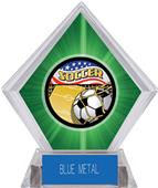 Americana Soccer Green Diamond Ice Trophy Americana Soccer Green Diamond Ice Trophy