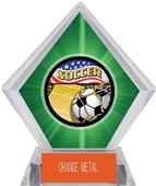 Americana Soccer Green Diamond Ice Trophy Americana Soccer Green Diamond Ice Trophy