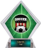 Patriot Soccer Green Diamond Ice Trophy Patriot Soccer Green Diamond Ice Trophy
