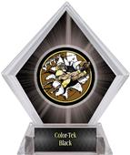 Bust-Out Football Black Diamond Ice Trophy Bust-Out Football Black Diamond Ice Trophy