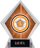 All-Star Basketball Orange Diamond Ice Trophy