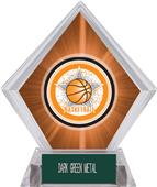 All-Star Basketball Orange Diamond Ice Trophy