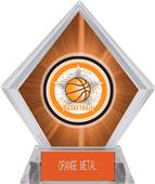All-Star Basketball Orange Diamond Ice Trophy