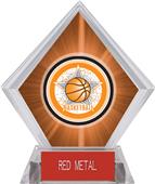 All-Star Basketball Orange Diamond Ice Trophy