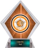 All-Star Basketball Orange Diamond Ice Trophy