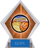 Americana Basketball Orange Diamond Ice Trophy Americana Basketball Orange Diamond Ice Trophy