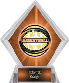 Classic Basketball Orange Diamond Ice Trophy Classic Basketball Orange Diamond Ice Trophy
