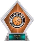Eclipse Basketball Orange Diamond Ice Trophy Eclipse Basketball Orange Diamond Ice Trophy