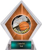 HD Basketball Orange Diamond Ice Trophy