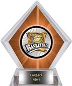 Xtreme Basketball Orange Diamond Ice Trophy Xtreme Basketball Orange Diamond Ice Trophy