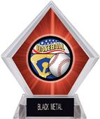 Americana Baseball Red Diamond Ice Trophy Americana Baseball Red Diamond Ice Trophy
