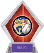Americana Baseball Red Diamond Ice Trophy Americana Baseball Red Diamond Ice Trophy