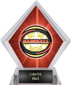 Classic Baseball Red Diamond Ice Trophy Plate Classic Baseball Red Diamond Ice Trophy Plate