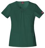 Dickies Women's Junior Fit Scoop Neck Tops