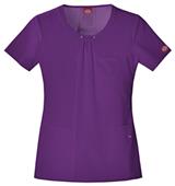 Dickies Women's Junior Fit Scoop Neck Tops