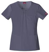 Dickies Women's Junior Fit Scoop Neck Tops