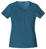 Dickies Women's Junior Fit Scoop Neck Tops