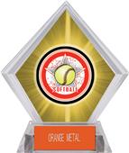 All-Star Softball Yellow Diamond Ice Trophy