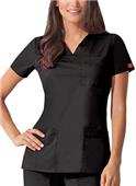 Dickies Women's Junior Fit Youtility V-Neck Top Dickies Women's Junior Fit Youtility V-Neck Top