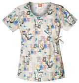 Cherokee Tooniforms Womens Round Neck Scrub Top