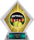 Patriot Softball Yellow Diamond Ice Trophy