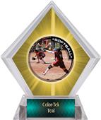 P.R.1 Softball Yellow Diamond Ice Trophy P.R.1 Softball Yellow Diamond Ice Trophy