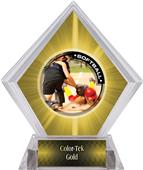 P.R.2 Softball Yellow Diamond Ice Trophy