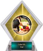 P.R.2 Softball Yellow Diamond Ice Trophy