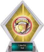 ProSport Softball Yellow Diamond Ice Trophy ProSport Softball Yellow Diamond Ice Trophy