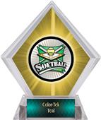 Xtreme Softball Yellow Diamond Ice Trophy Xtreme Softball Yellow Diamond Ice Trophy