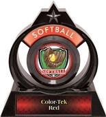 Hasty Awards Eclipse 6" Shield Softball Trophy