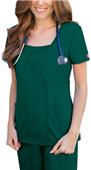 Dickies Women's Mock Wrap Scrub Top