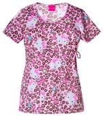 Cherokee Tooniforms Womens Round Neck Scrub Top